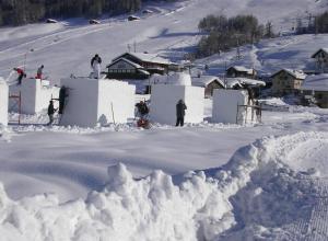 Livigno- start of work