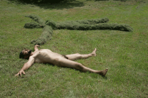 Rumen Dimitrov. Grass, human body. South Korea. www.duppini.com