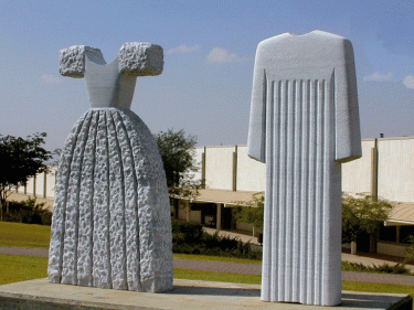 Spring Fall collection", Israel 2003. 140 X 80 X 20 cm, 145 X 65 X 20 cm.