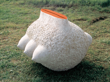 “VASE” 2000 Stone, paint 90 x 70 x 70 cm Iguerande, France